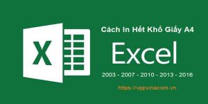 cách in hết khổ giấy a4 trong excel