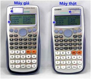 cách nhận diện máy tính casio chính hãng