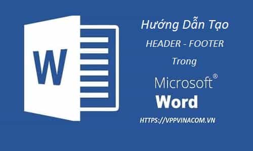 cách tạo header & footer trong word