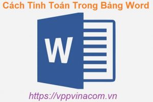 cach tính toán trong word