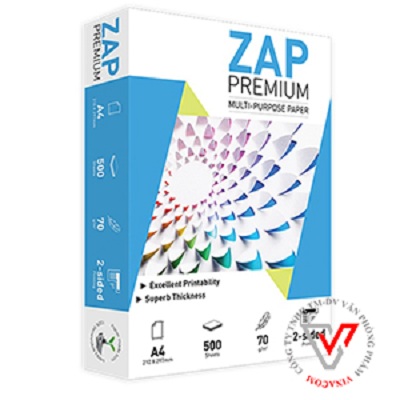 giấy A4 ZAP Premium 70gsm