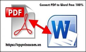 hướng dẫn cách chuyển pdf sang word
