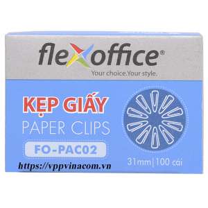 kẹp giấy flexoffice fo-pac02