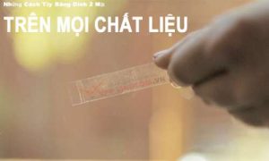 cách tẩy băng dính 2 mặt