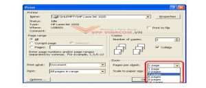 cách in 4 trang trên 1 mặt giấy