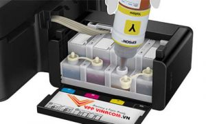 cách bơm mực máy in