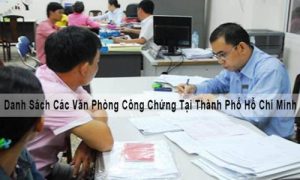 danh sach cac van phong cong chung tai thanh pho ho chi minh
